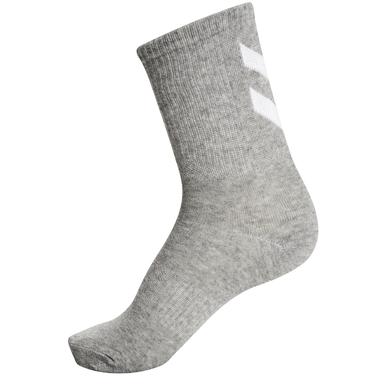 hmlCHEVRON 6-PACK SOCKS BLACK / WHITE / GREY