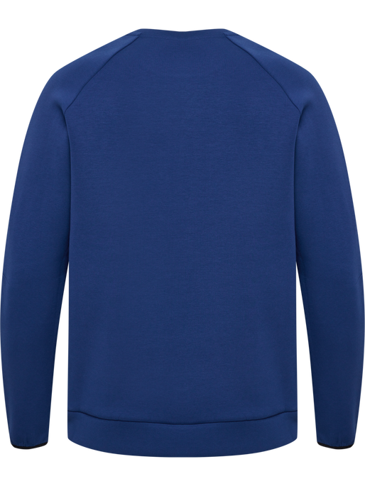 hmlTECH FLEECE REGULAR CREW BLUE