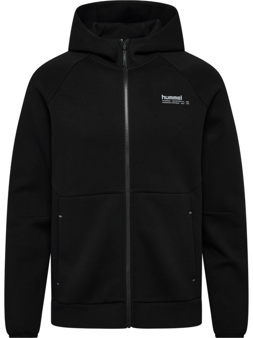 hmlTECH FLEECE REGULAR ZIP HOODIE BLACK
