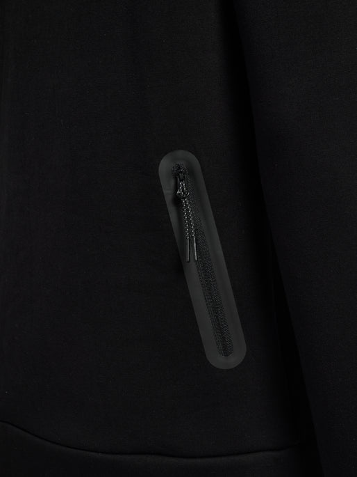hmlTECH FLEECE REGULAR ZIP HOODIE BLACK