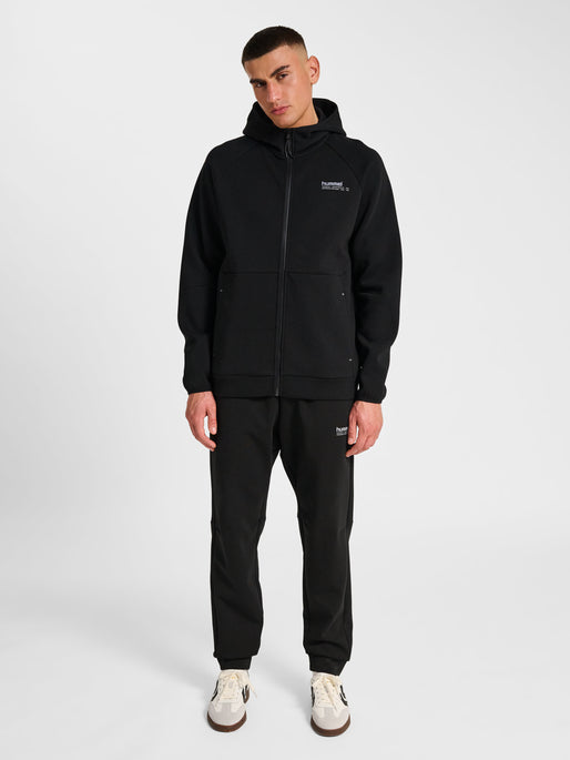 hmlTECH FLEECE REGULAR ZIP HOODIE BLACK