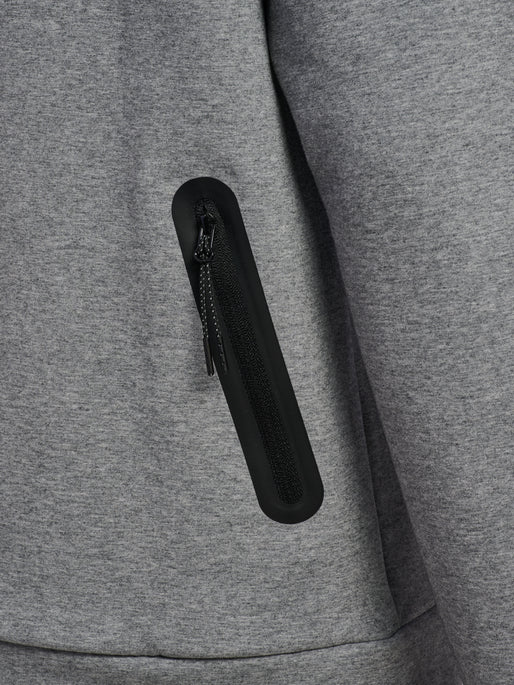 hmlTECH FLEECE REGULAR ZIP HOODIE GREY