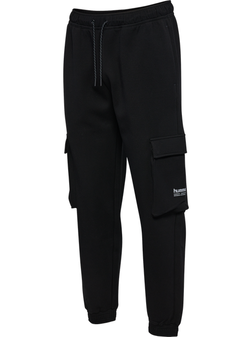 hmlTECH FLEECE LOOSE CARGO PANTS BLACK