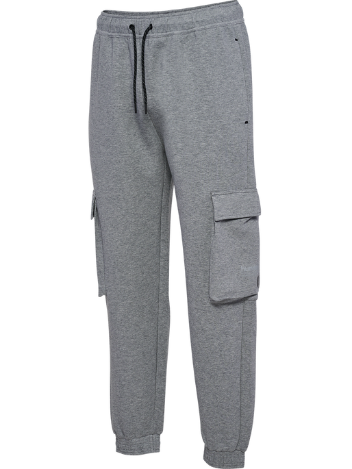 hmlTECH FLEECE LOOSE CARGO PANTS GREY