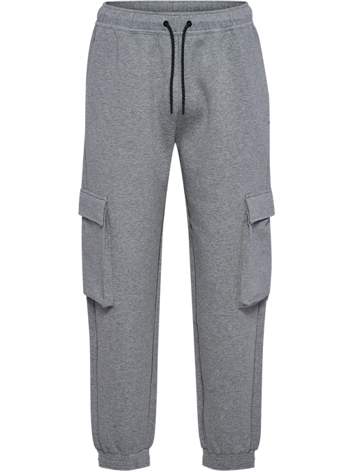 hmlTECH FLEECE LOOSE CARGO PANTS GREY