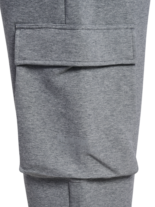 hmlTECH FLEECE LOOSE CARGO PANTS GREY
