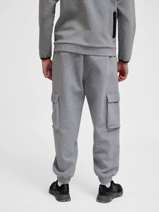 hmlTECH FLEECE LOOSE CARGO PANTS GREY