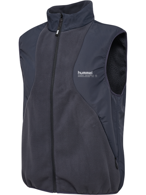 hmlHYBRID FLEECE VEST EBONY