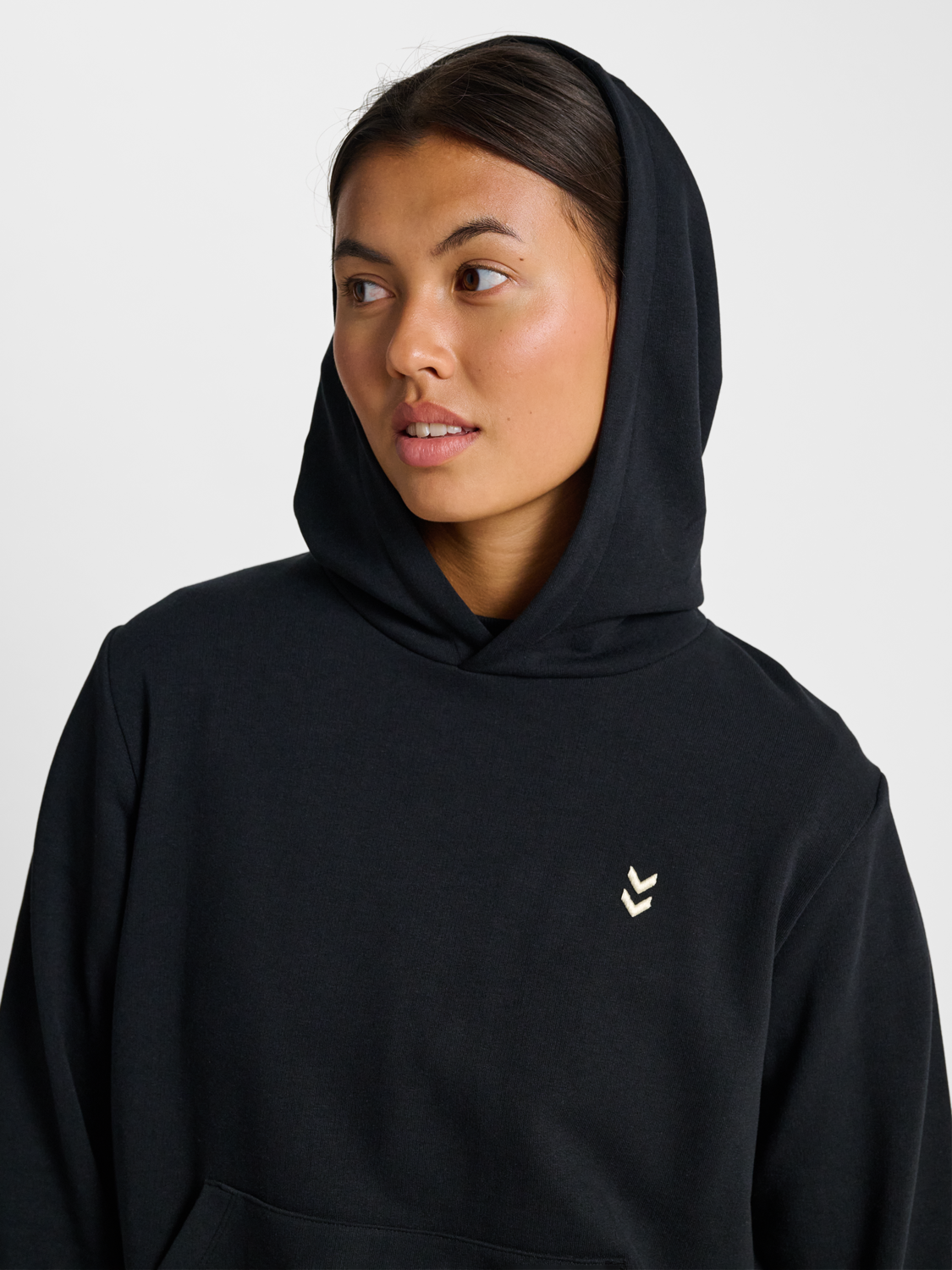 hmlPULSE W SWEAT HOODIE BLACK