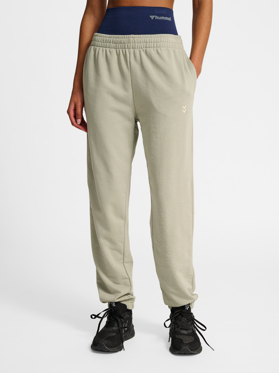 hmlPULSE W SWEAT PANTS SEAGRASS