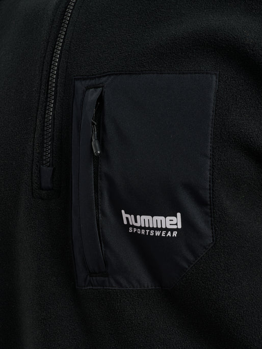 hmlFLEECE HALFZIP SW BLACK