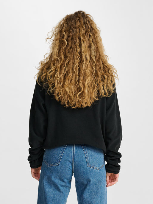 hmlFLEECE HALFZIP SW BLACK