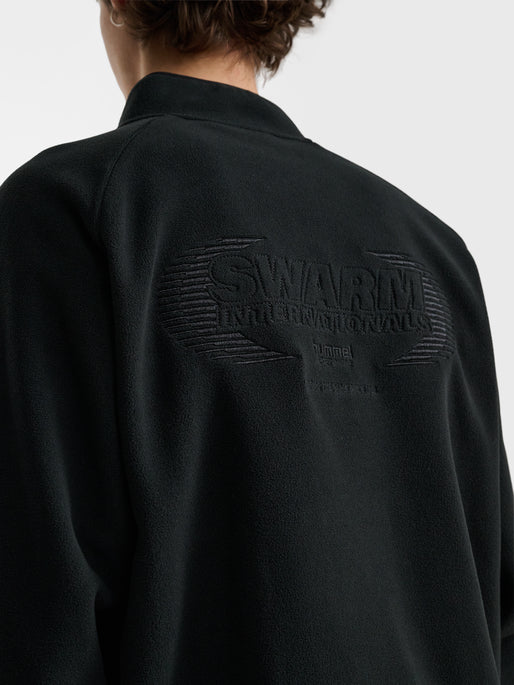 hmlFLEECE HALFZIP SW BLACK