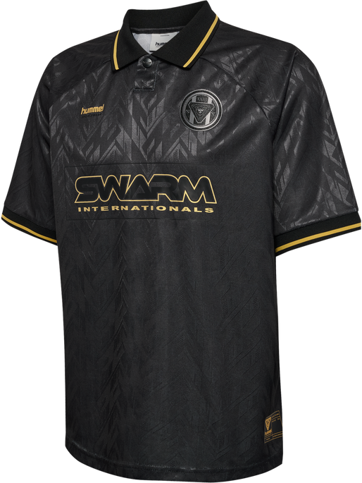 hmlLOOSE BAY SOCCER JERSEY S/S BLACK