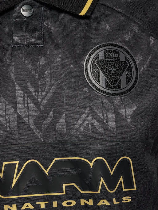 hmlLOOSE BAY SOCCER JERSEY S/S BLACK