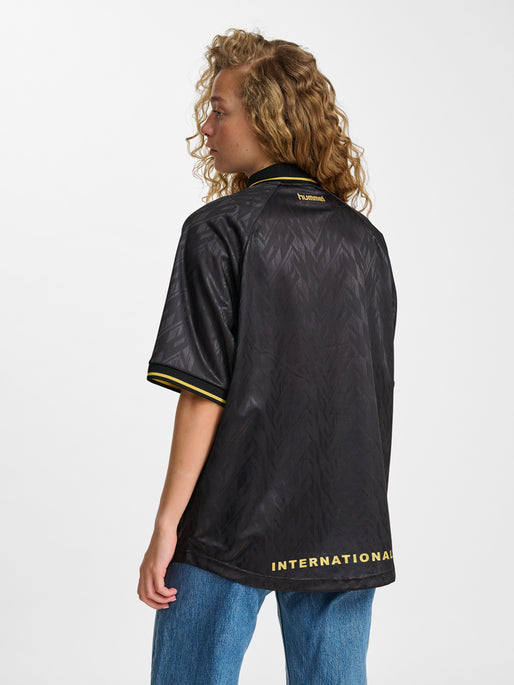 hmlLOOSE BAY SOCCER JERSEY S/S BLACK