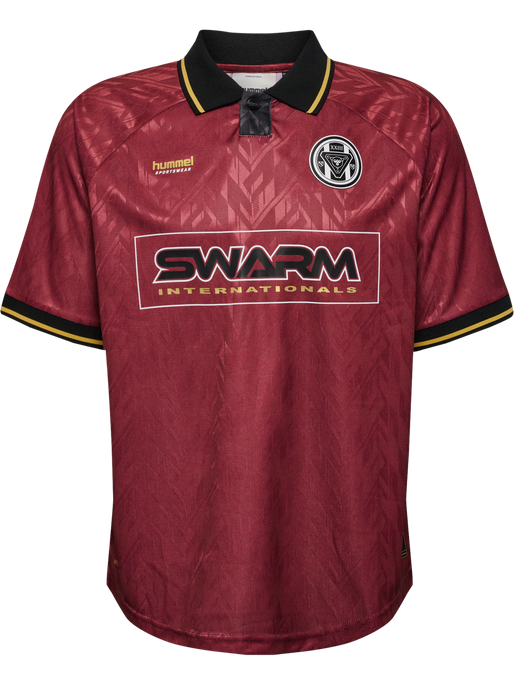 hmlLOOSE BAY SOCCER JERSEY S/S SYRAH