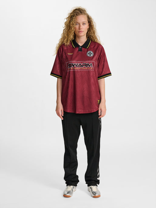 hmlLOOSE BAY SOCCER JERSEY S/S SYRAH