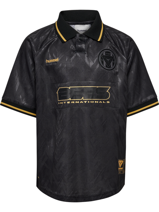 hmlJR LOOSE BAY SOCCER JERSEY S/S BLACK