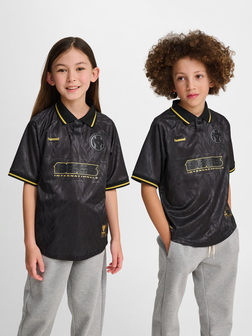 hmlJR LOOSE BAY SOCCER JERSEY S/S BLACK