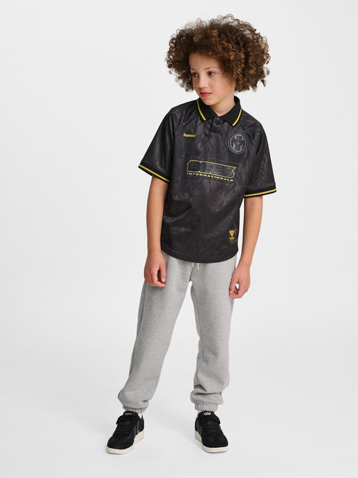 hmlJR LOOSE BAY SOCCER JERSEY S/S BLACK