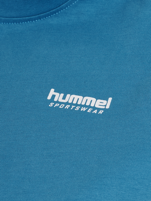 hmlJR LOOSE T-SHIRT S/S HEADBALL BLUE