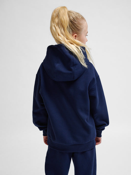 hmlJR LOOSE HOODIE BEE NAVY