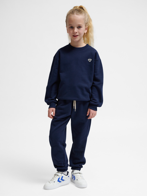 hmlJR LOOSE SWEATPANTS BEE NAVY