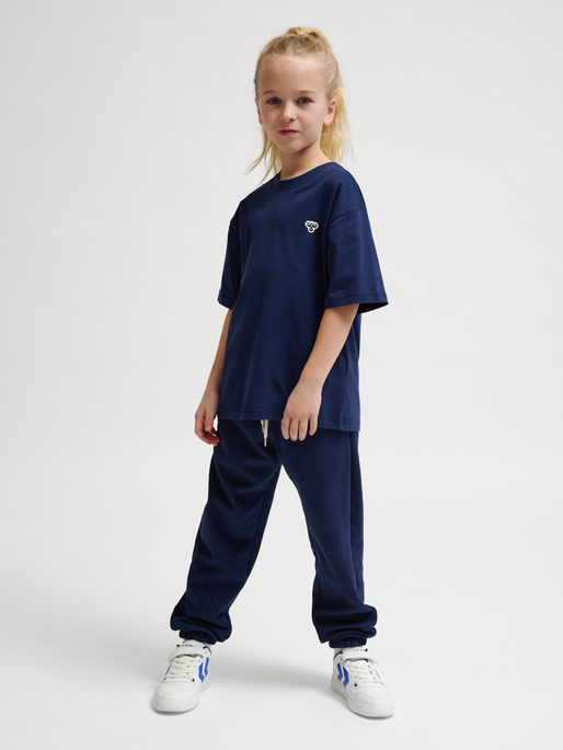 hmlJR LOOSE T-SHIRT S/S BEE NAVY