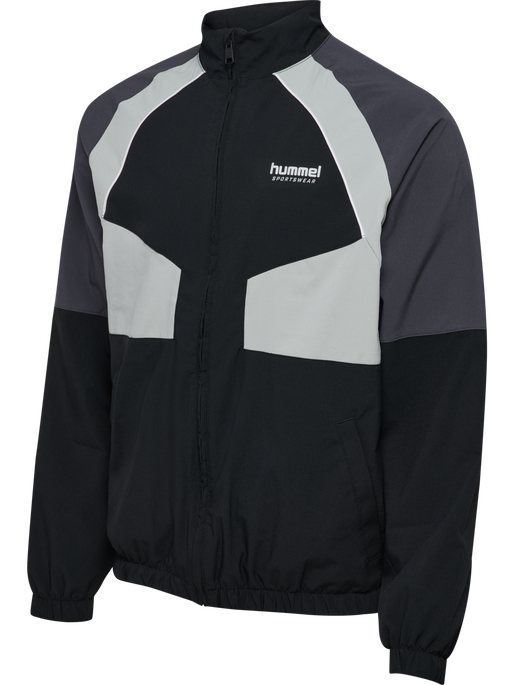 hmlLOOSE TRACK ZIPJACKET SPORTSWEAR BLACK