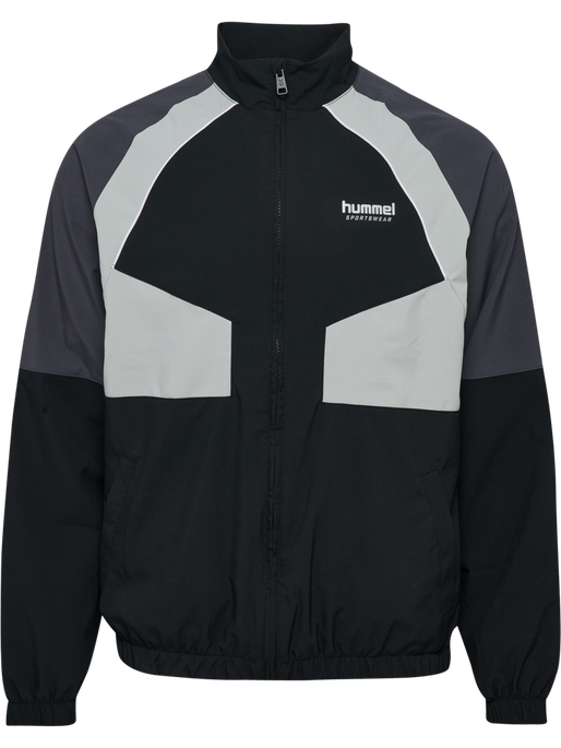 hmlLOOSE TRACK ZIPJACKET SPORTSWEAR BLACK