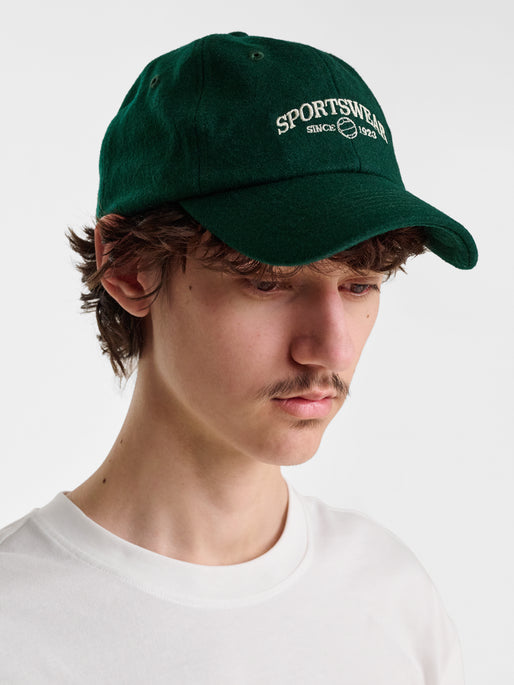 hmlBASEBALL CAP SW DARK GREEN