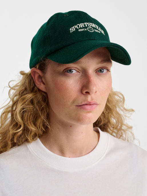hmlBASEBALL CAP SW DARK GREEN