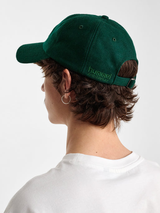 hmlBASEBALL CAP SW DARK GREEN