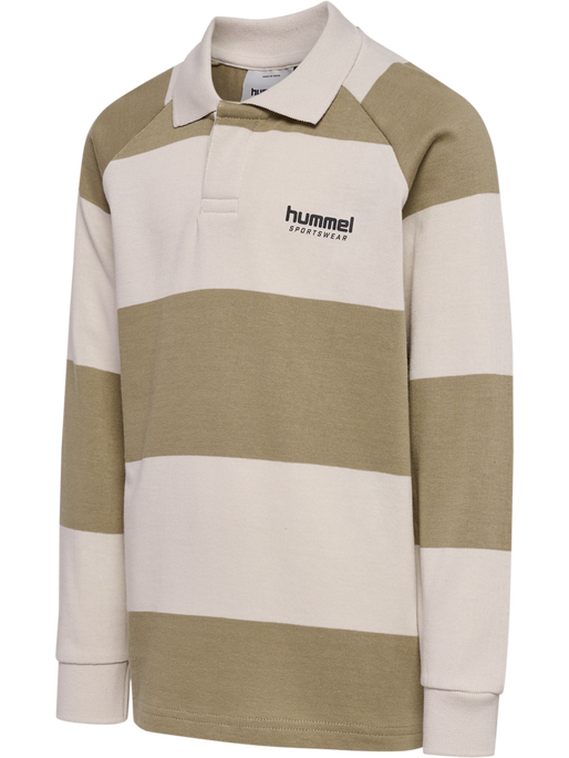 hmlJR LOOSE STRIPED POLO L/S