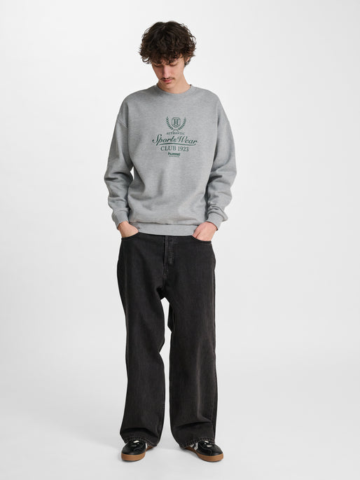 hmlLOOSE CREWNECK CLUB SPORTSWEAR GREY