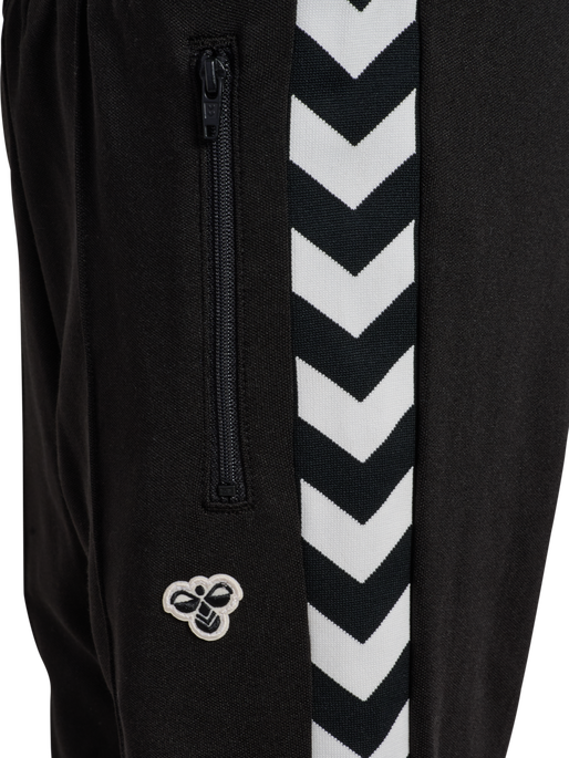 hmlJR ARCHIVE REGULAR POLY PANTS BLACK
