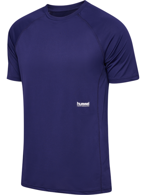 hmlPULSE WORKOUT T-SHIRT S/S NAVY