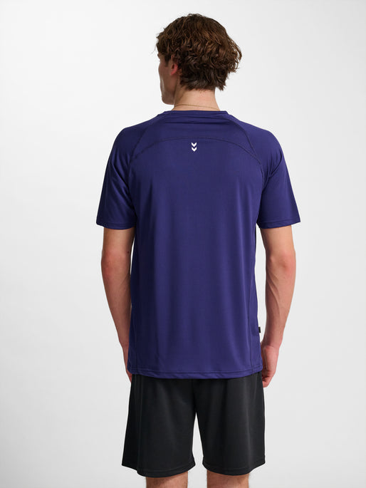 hmlPULSE WORKOUT T-SHIRT S/S NAVY