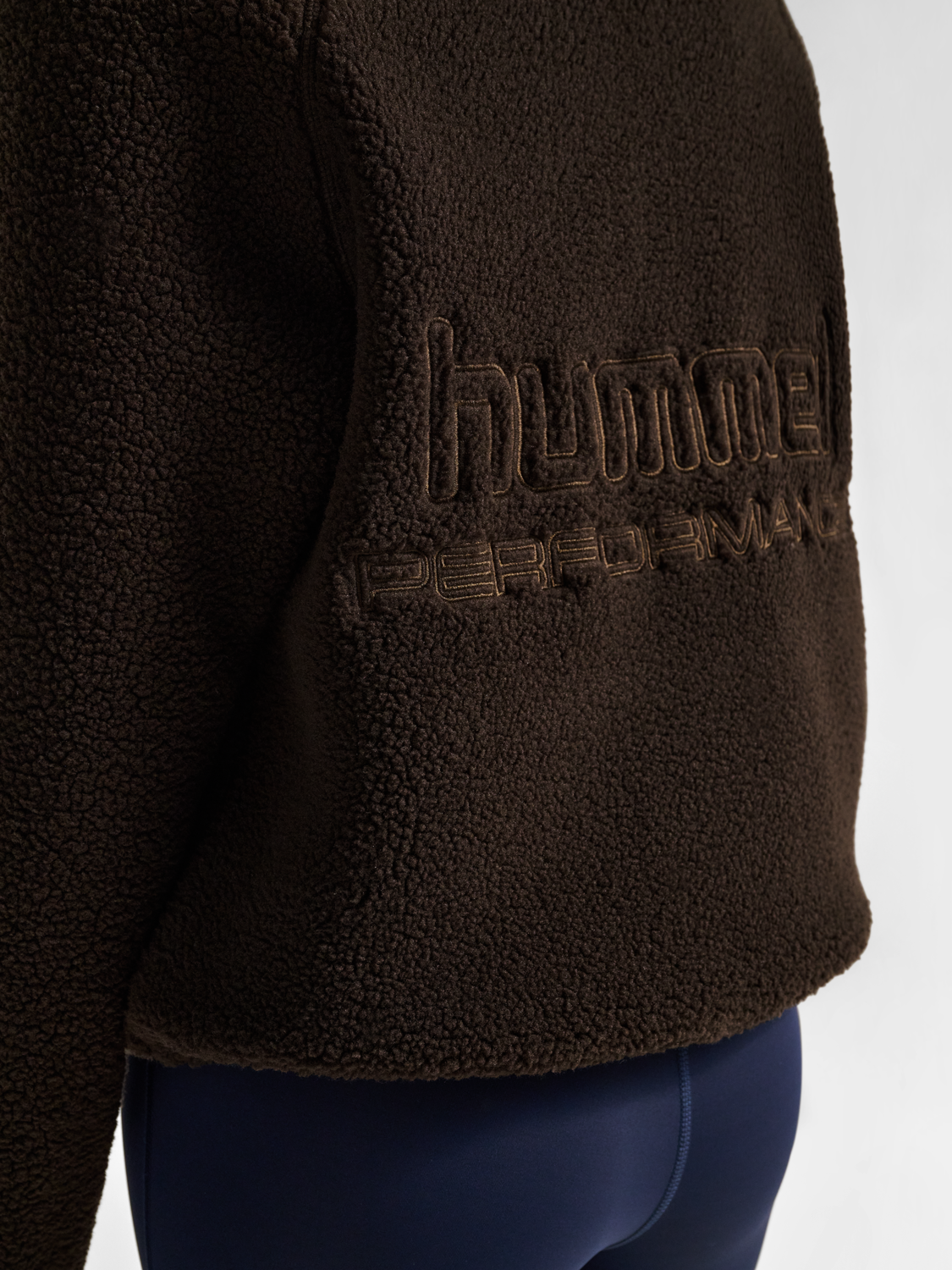 hmlPULSE FLEECE W PULLOVER AFTER DARK