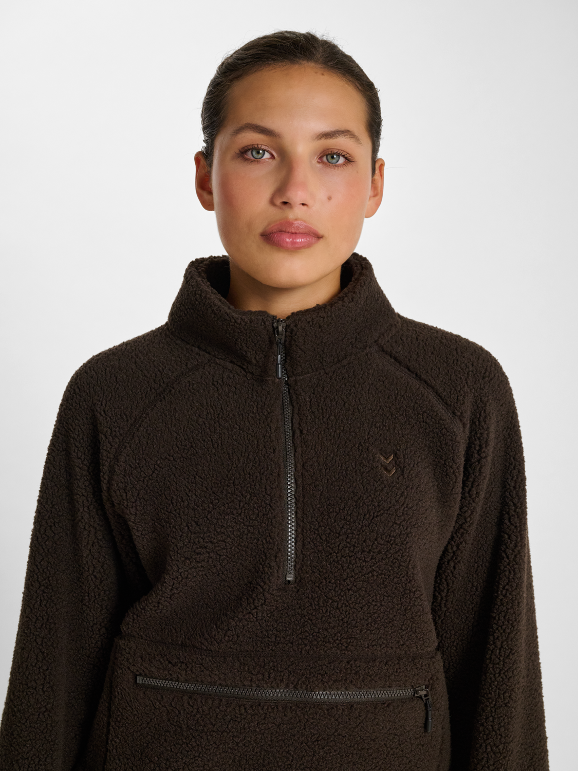 hmlPULSE FLEECE W PULLOVER AFTER DARK