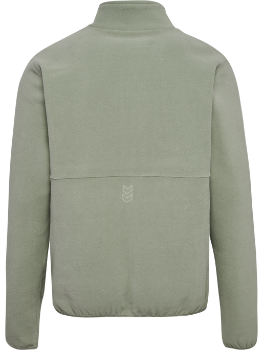hmlPULSE FLEECE JACKET SEAGRASS