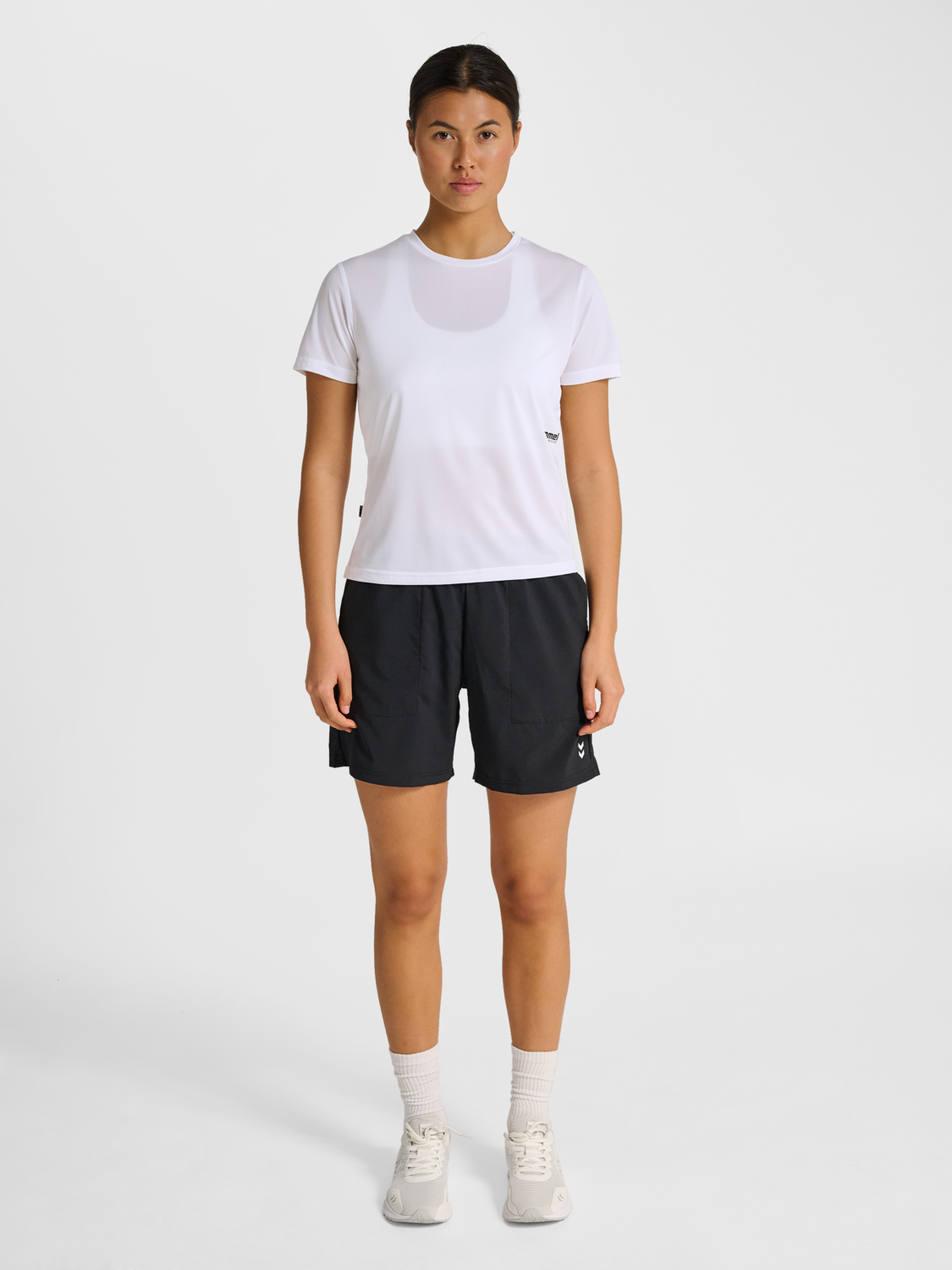 hmlPULSE WORKOUT W T-SHIRT S/S WHITE