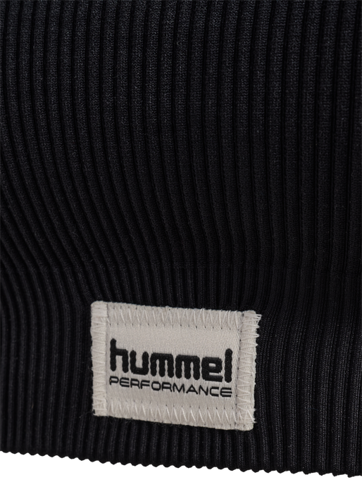 hmlPULSE SEAMLESS RIB BRA BLACK