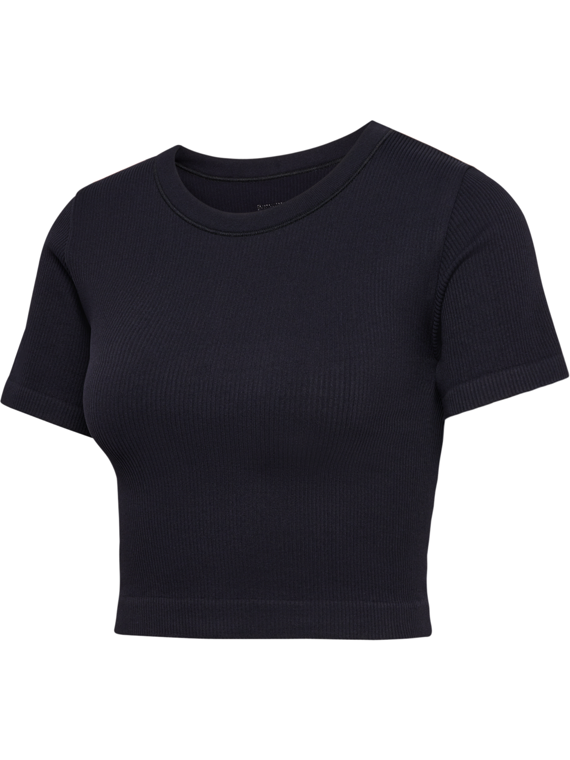 hmlPULSE SEAMLESS RIB W T-SHIRT S/S BLACK