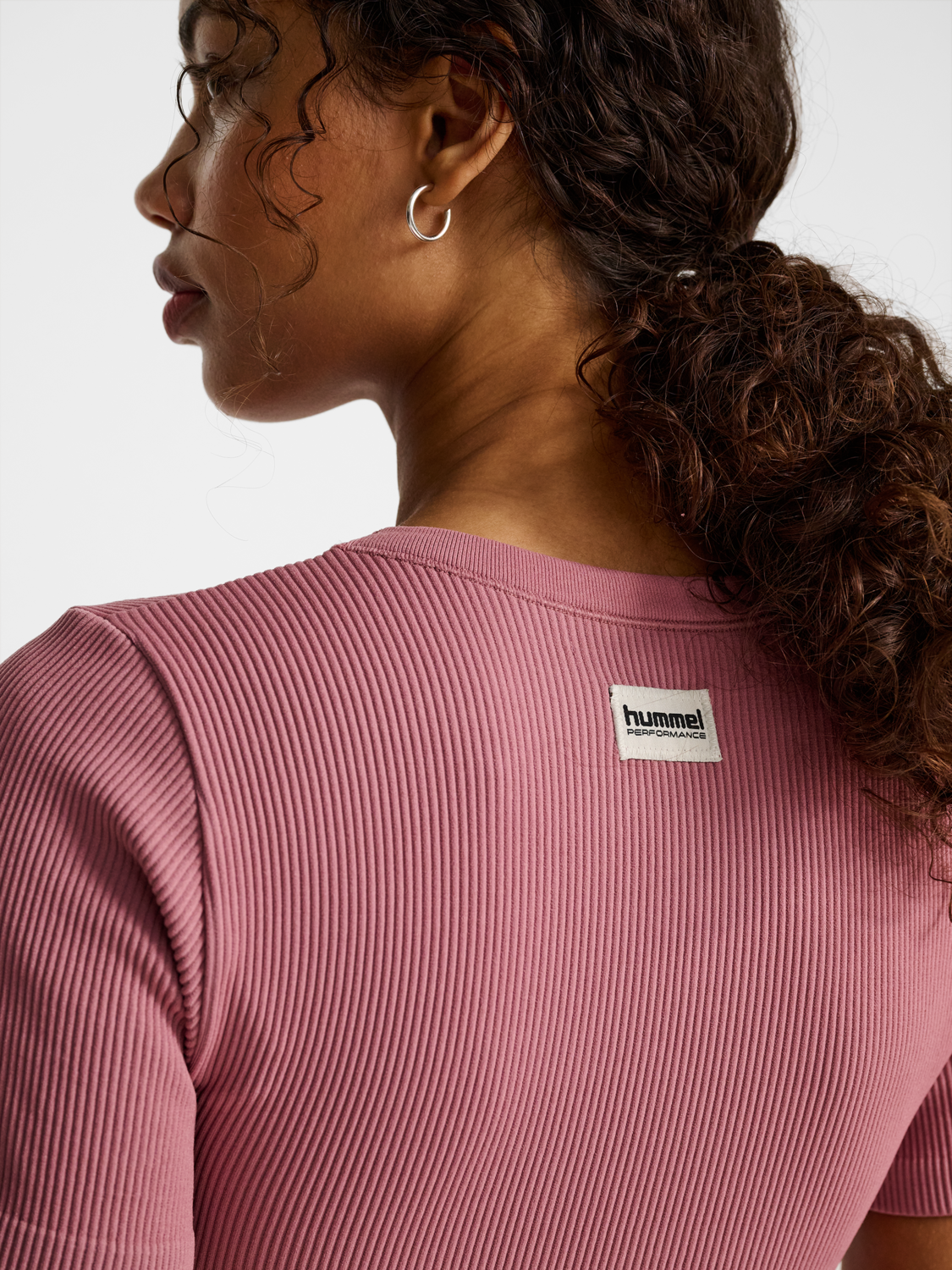 hmlPULSE SEAMLESS RIB W T-SHIRT S/S MAUVE