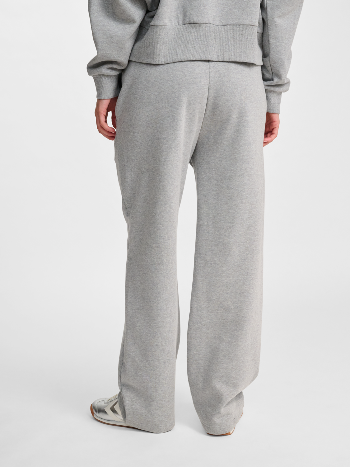 hmlLOOSE W SWEATPANTS BEE GREY MELANGE