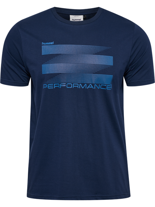 hmlPULSE GRAPHIC T-SHIRT S/S NAVY