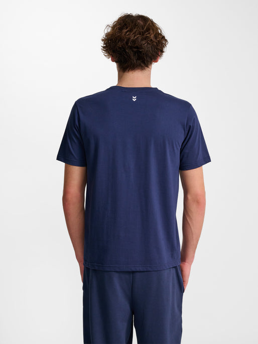 hmlPULSE GRAPHIC T-SHIRT S/S NAVY